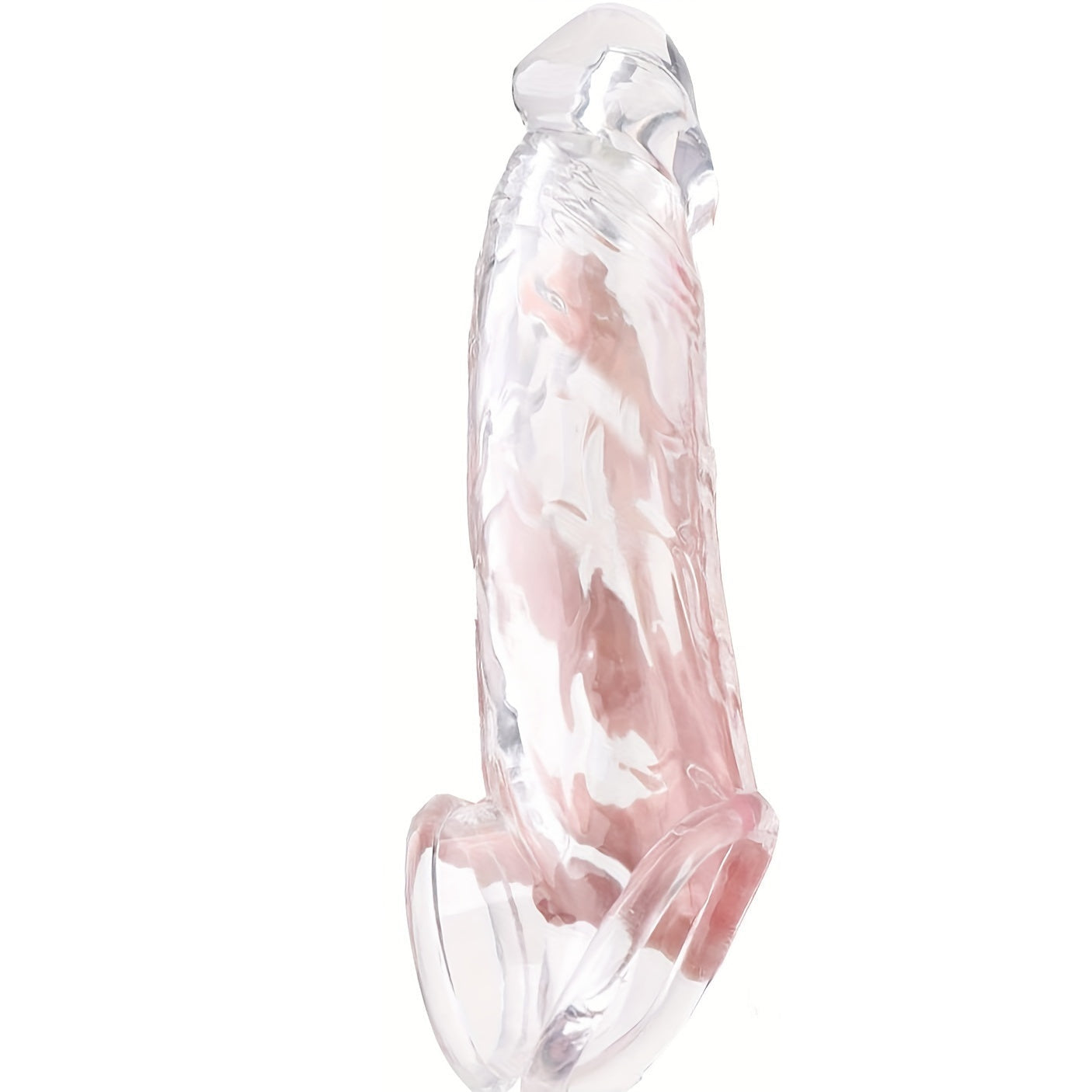 Reusable Wolf Teeth Cocksuit - Soft Simulation Penis Sheath with Rooster Ring for Male and Couple Play - buysextoyth