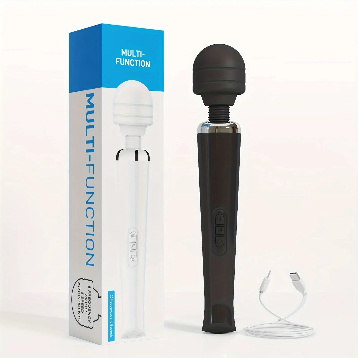 AV Vibrating Stick USB Rechargeable 20 Frequency Vibrating Massage Stick 12.9in Masturbation Stick Sex Toy For Men And Women - buysextoyth