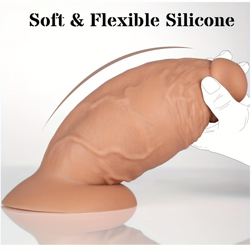 Extra-Large 7.5 Silicone Anal Dildo With Strong Suction Cup - Thick. No Balls For Deep Stretch & Pleasure - Waterproof. Latex-Free Adult Sex Toy For Experienced Men And Women Anal Sex Toy For Men Big Dildoes For Woman - buysextoyth