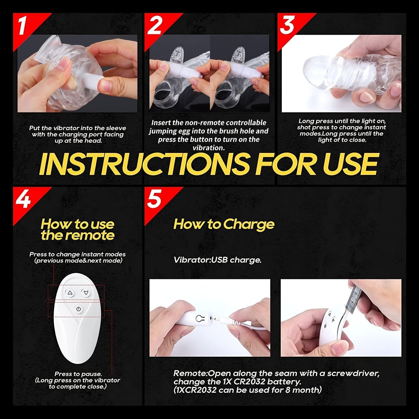 Penis Extender Sleeve Cock Sleeve with Vibrators glan clit stimulator. Penis Enlarger Vibrating Penis Sleeve Cock Ring with 10 Vibration Modes Remote Control - buysextoyth