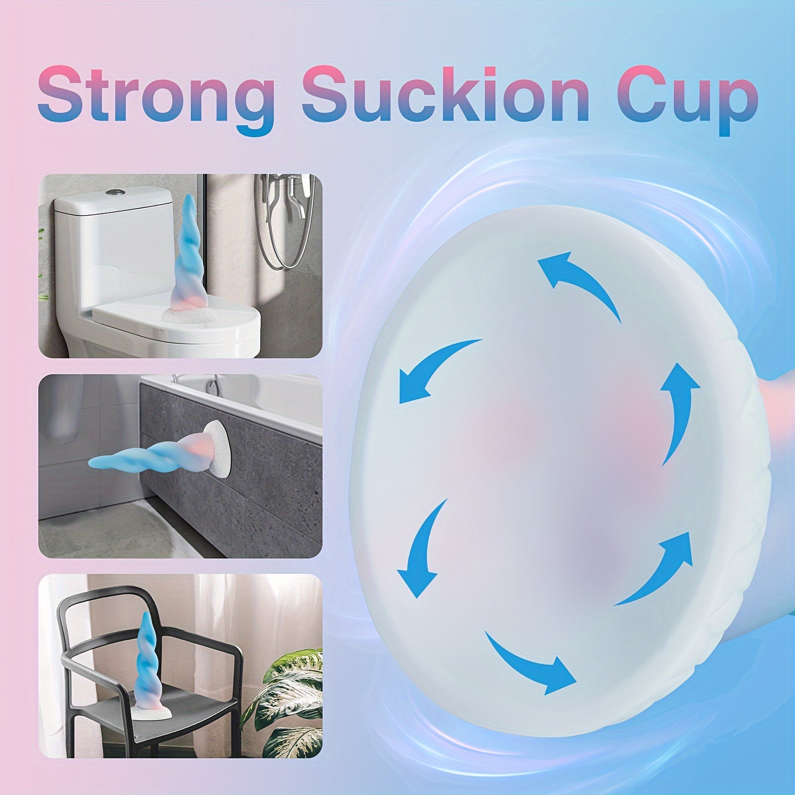 Huge Thick Monster Dildo for Women - 8.6 Inch Realistic Fantasy Big Silicone Anal Dildo with Strong Suction Cup for Hands-Free Play. Soft G Spot Prostate Massager Adult Sex Toys for Female and Couples - buysextoyth