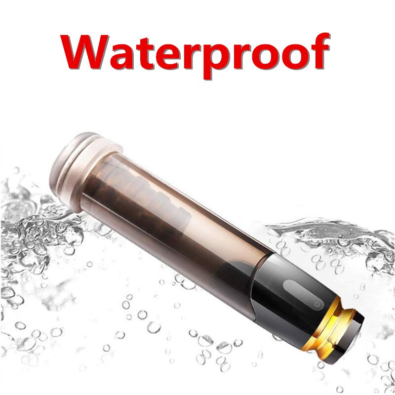 Leten Electric Penis Pump USB Rechargeable Auto Penis Enlargement Vacuum Pump Erection Penis Extender Male Masturbator Sex Toys - buysextoyth