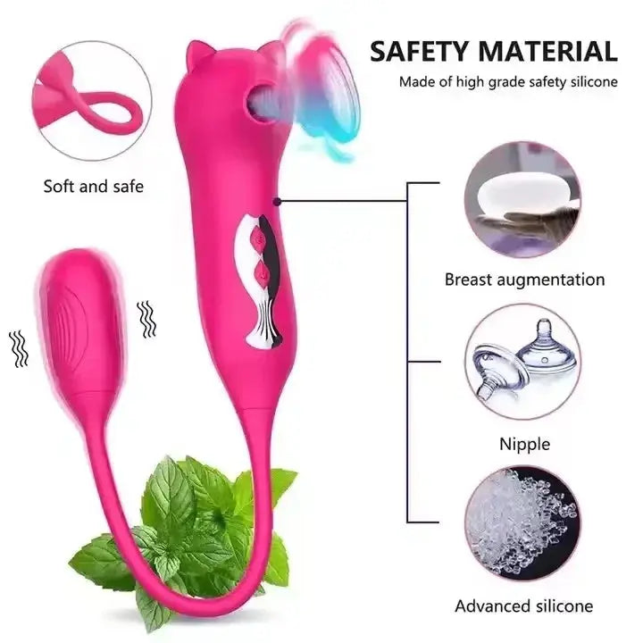 powerful clitoris sucking vibrator rechargeable female masturbation egg g spot - buysextoyth