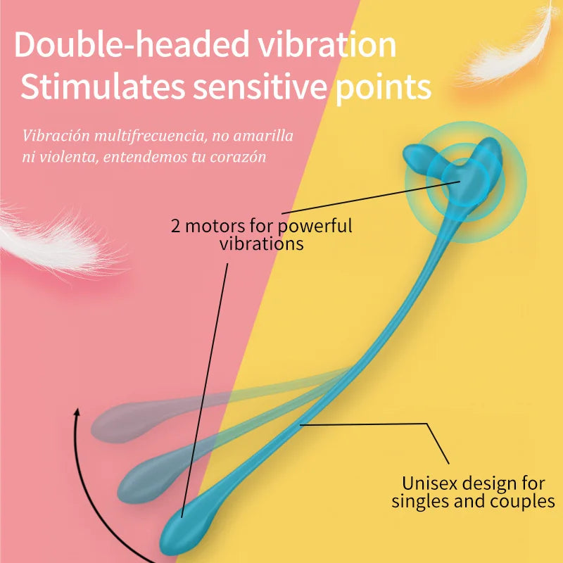 satisfyer 2 in 1 Multifunctional Couple Sex Toys Anal Butt Plug Vibrator Delayed Ejaculation Cock Ring Female Clit Vibrator - buysextoyth