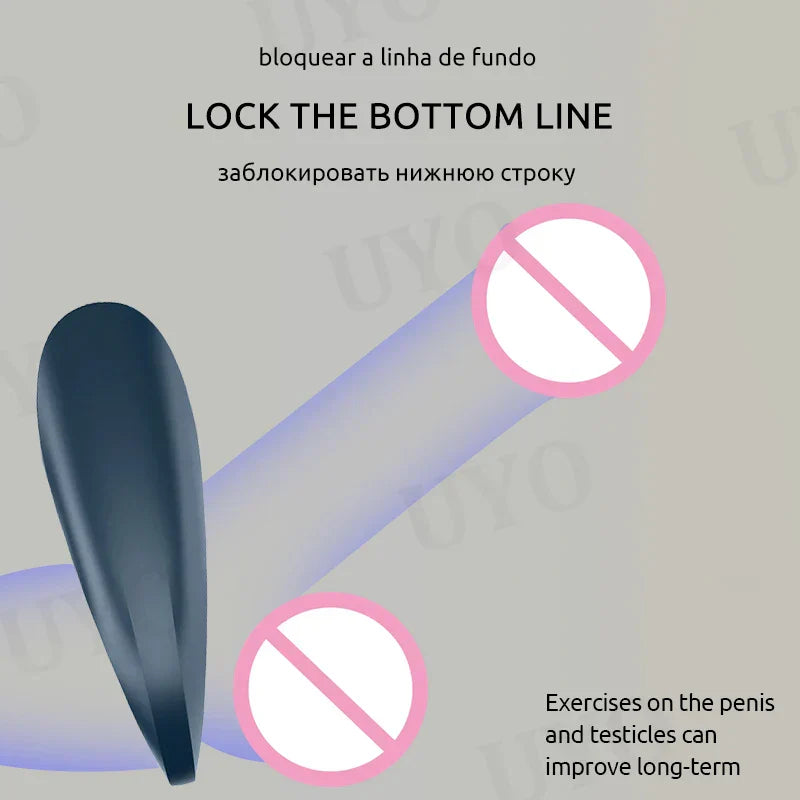 satisfyer Rocket cock ring vibrator delays ejaculation rings for men vibration ring 10 frequency vibration silicone penis ring - buysextoyth